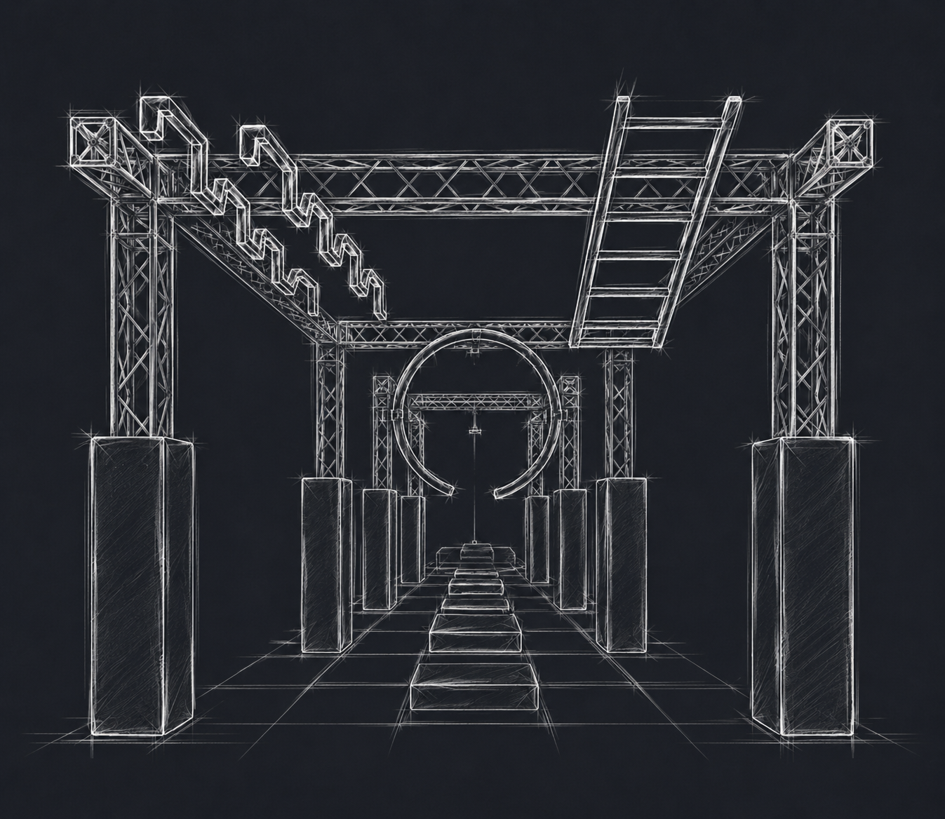 Parcours Ninja Box — vue 1